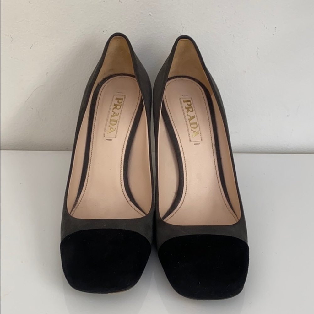 Prada Suede Heels